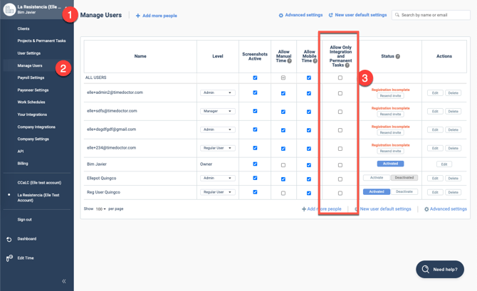 Using Permanent Tasks in Time Doctor - img 1 - 3rd
