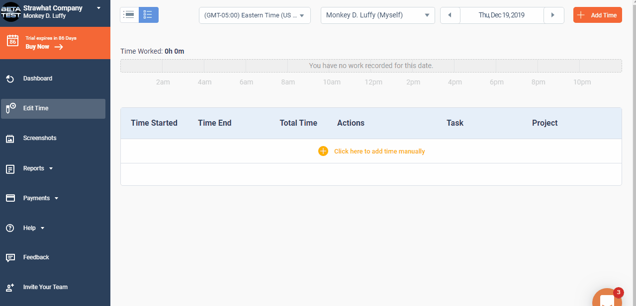 Viewing and Deleting Screenshots in Time Doctor